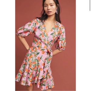Finders Keepers Aranciata wrap dress